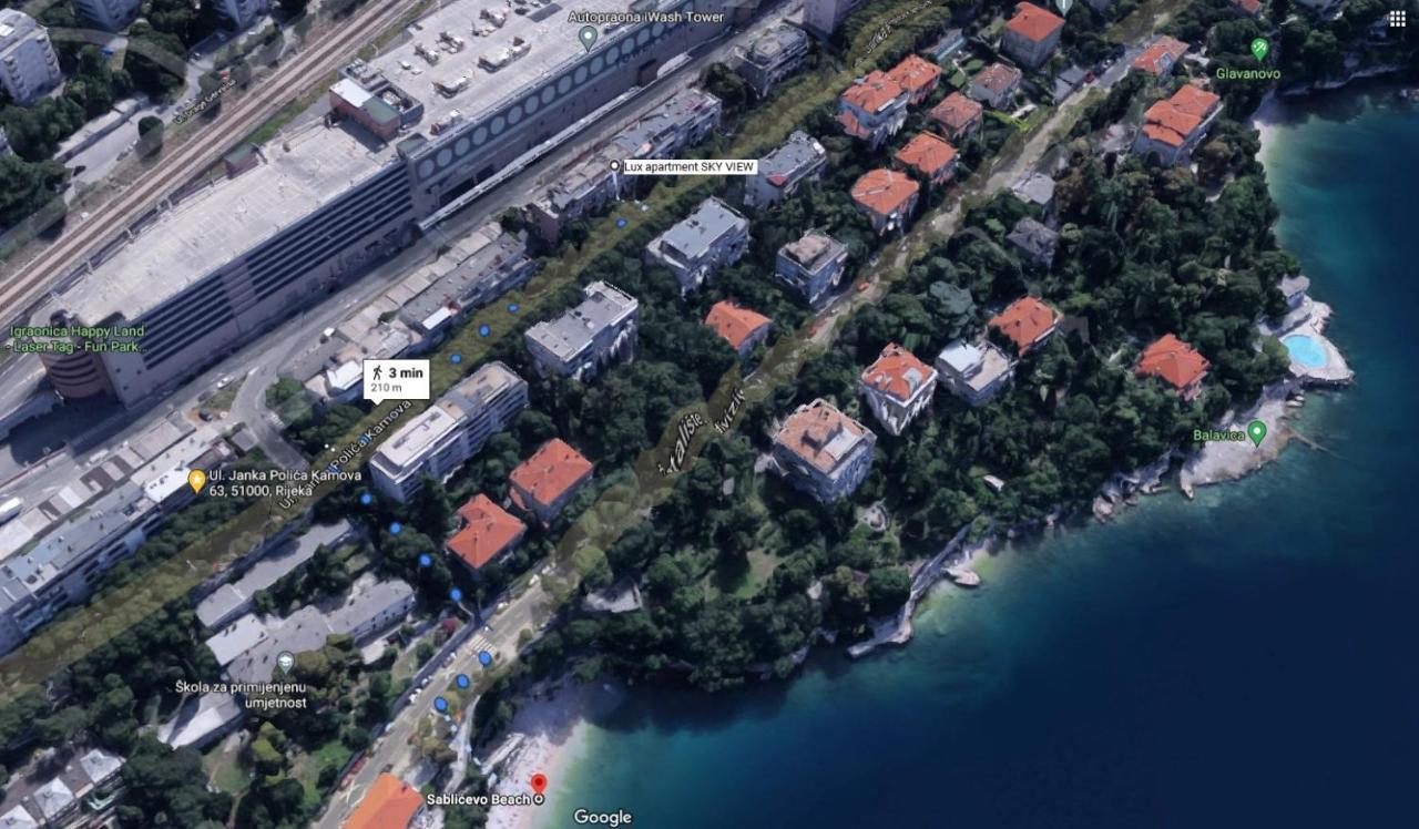 Lux Apartment Sky View Rijeka Exterior foto